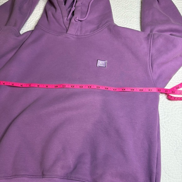 Acne Purple hoodie Cozy Cotton - Picture 7 of 9